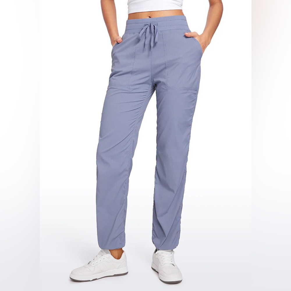 Lightweight Workout Straight Leg Pocket Pants 30"